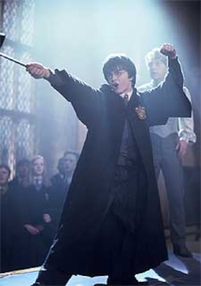 Daniel Radcliffe, en una imagen de la película <i>Harry Potter y la cámara secreta.</i>