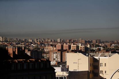 Contaminaci&oacute;n en Madrid en una imagen de archivo.