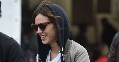 La &#039;it-girl&#039; Alexa Chung en el Festival de Glastonbury este s&aacute;bado. 