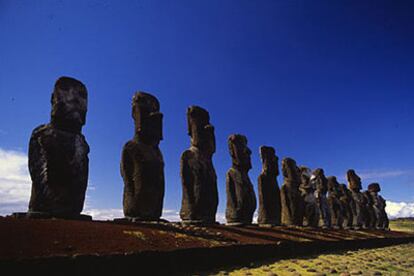 Las estatuas de la isla de Pascua, en sexto lugar de las preferencias de los internautas.