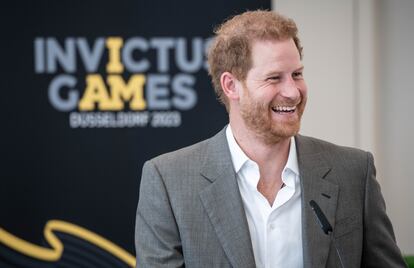 El príncipe Enrique en la promoción de los Juegos Invictus, el 6 de septiembre de 2022, en Düsseldorf (Alemania).