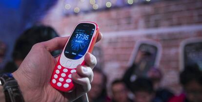 Vista del nuevo modelo Nokia 3310