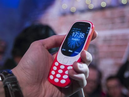 Vista del nuevo modelo Nokia 3310