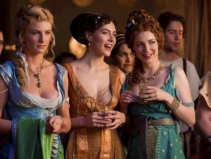 Roman women in the series ‘Spartacus.’