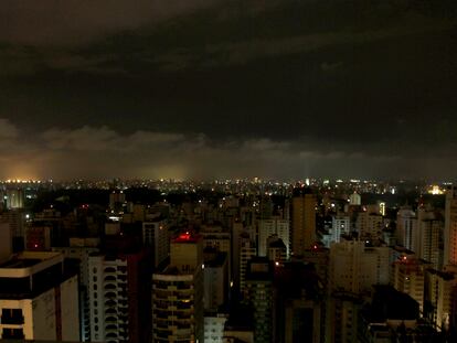 Imagen e archivo de un apagón en la ciudad de São Paulo (Brasil).