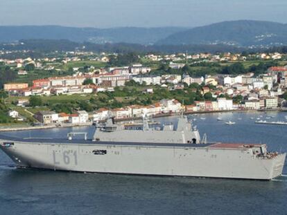 El buque de la Armada española Juan Carlos I, en el que se ha basado el Anadolu (Anatolia) diseñado por Navantia para Turquía.