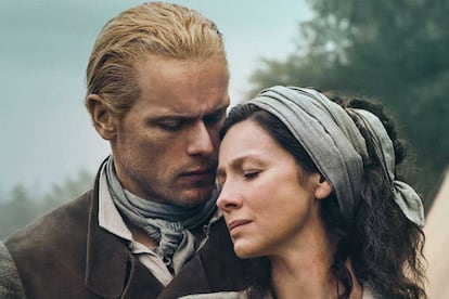 Protagonistas de la serie Outlander