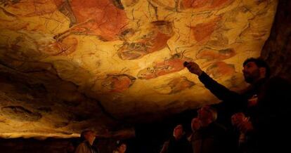 The replica of the Altamira cave in Santillana del Mar.