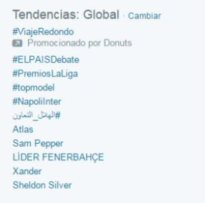 #ELPAÍSDebate, 'trending topic' global con unas 300.000 menciones en Twitter.