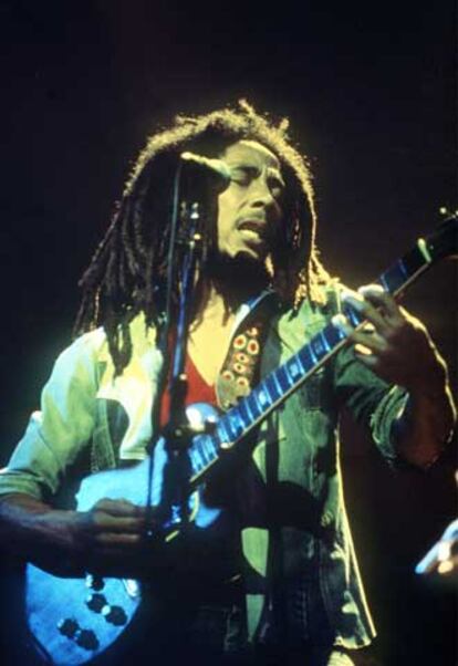 Bob Marley en una fotografía de archivo