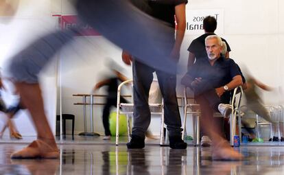 Víctor Ullate, en un ensayo en los Teatros del Canal en 2014.