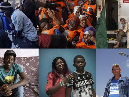 El antes y el después de los rescatados que huyeron de Libia