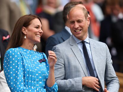 Los duques de Cambridg en Wimbledon el 5 de julio de 2022.