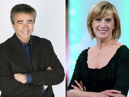 Carles Francino y Gemma Nierga.