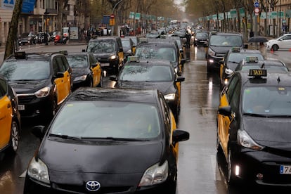 Protestas taxistas Uber
