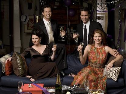 Los protagonistas de 'Will & Grace'