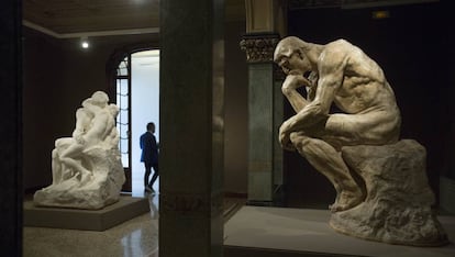 La escultura 'El Pensador', de Rodin.