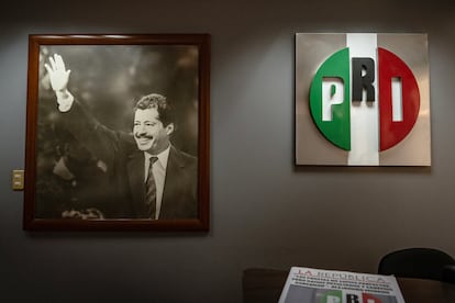 Oficina de Luis Donaldo Colosio en la sede del PRI en CDMX