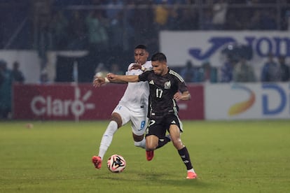 Partido de la Liga de Naciones de CONCACAF entre Honduras y México, en el Estadio General Francisco Morazán, en noviembre de 2024.