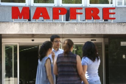 Oficina de Mapfre, en Madrid.