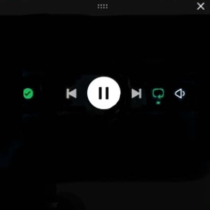 Cuadrado Mini Player Spotify