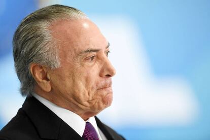 O presidente Michel Temer