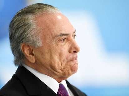 O presidente Michel Temer