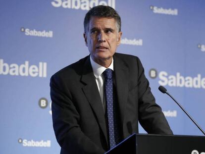 Jaume Guardiola, consejero delegado de Banco Sabadell.