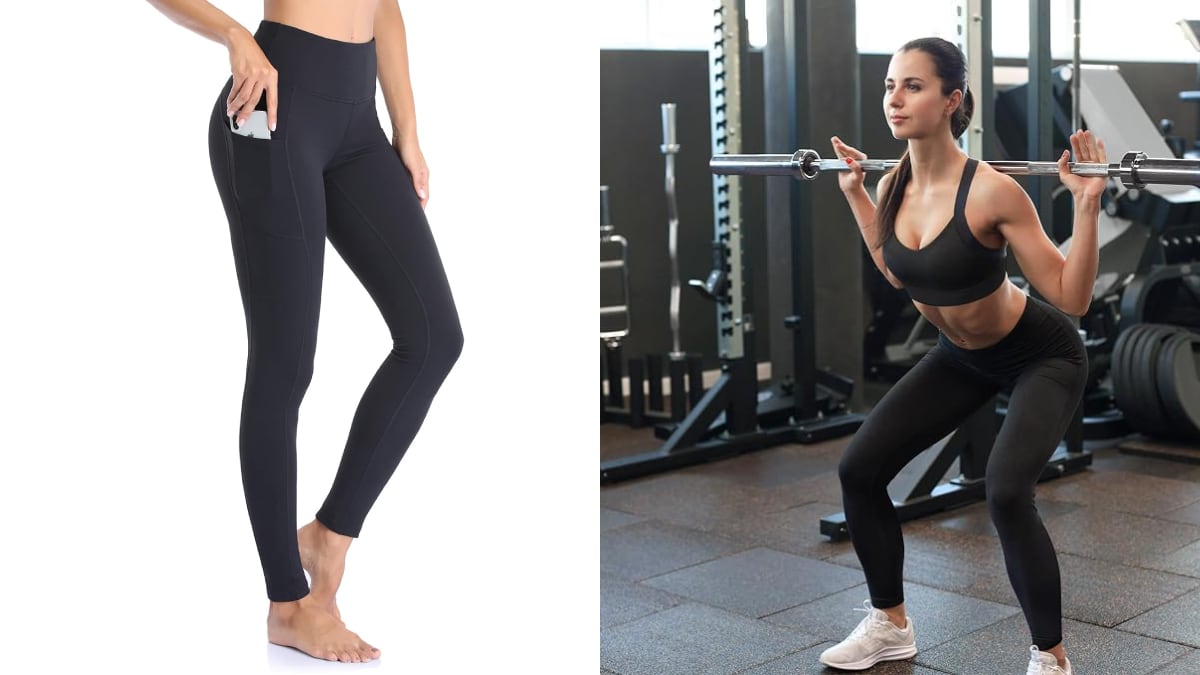 'Leggings' deportivos con cintura alta para mujer.