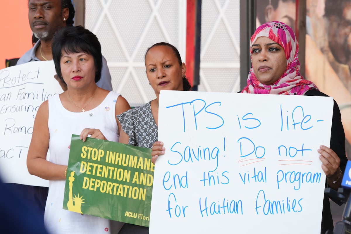 The end of TPS threatens thousands of Haitians in Miami: ‘Returning is a death sentence’