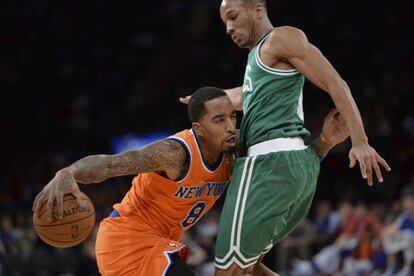 Partido jugado el domingo entre los Knicks y los Celtics