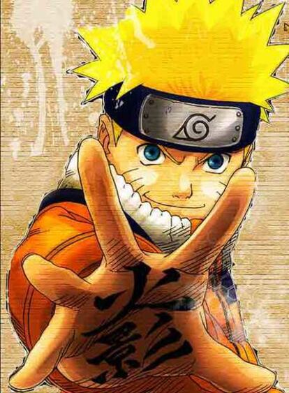 El héroe animado Naruto.