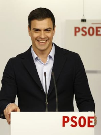 Pedro Sánchez, este lunes.