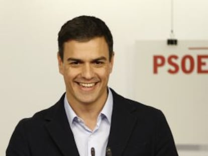 Pedro Sánchez, este lunes.