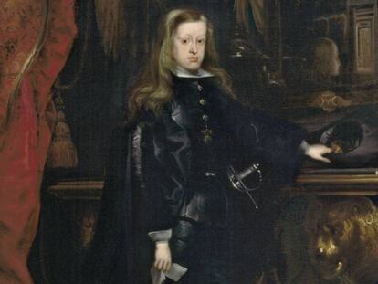 Retrato de Carlos II a los diez años, de Juan Carreño de Miranda.