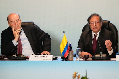 Álvaro Leyva y Gustavo Petro