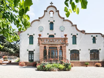 Vivienda modernista en Castellar del Vallès, en Barcelona.