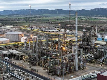 Complejo industrial de Repsol en Puertollano (Ciudad Real), donde ya se produce biocombustible.