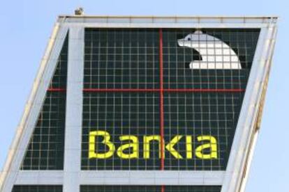 Sede central de Bankia, en Madrid. Bankia y sindicatos alcanzan un preacuerdo sobre el ERE para 4.500 empleados. EFE/Archivo