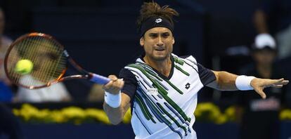 Ferrer, durante su partido con Murray.