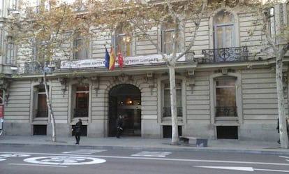 Sede del Colegio de la Abogacía de Madrid en la calle Serrano, 9.