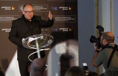 El director del Zinemaldia, José Luis Rebordinos, en San Sebastián.