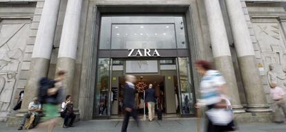 Tienda de Zara en Barcelona.