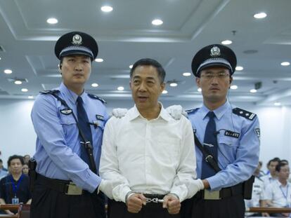 Bo Xilai, durante el juicio.