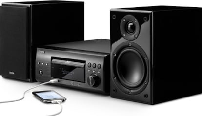 Minicadena con Blu-ray D-X1000 BD, de Denon.