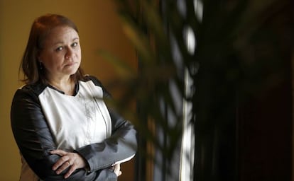 La escritora cubana Zoé Valdés, el pasado lunes en Madrid.