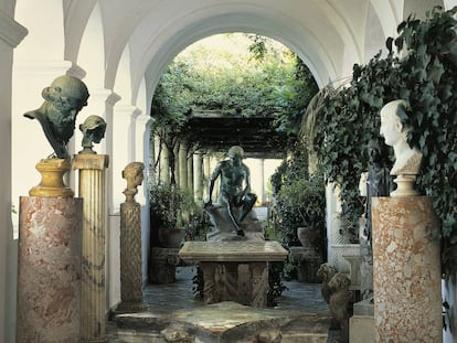 La Villa San Michele, en la que el escritor Oscar Wilde se alojó durante su viaje a la isla de Capri (Italia).