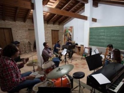 La alquería en la que el colectivo Sedajazz ofrece las sesiones musicales.
