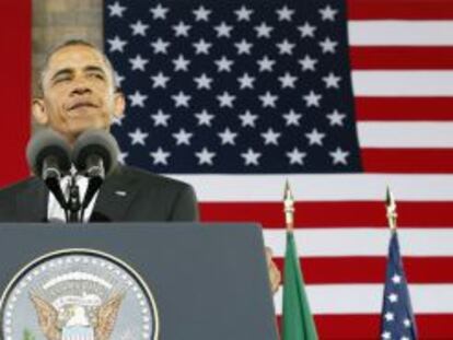 Obama durante su discurso de este viernes