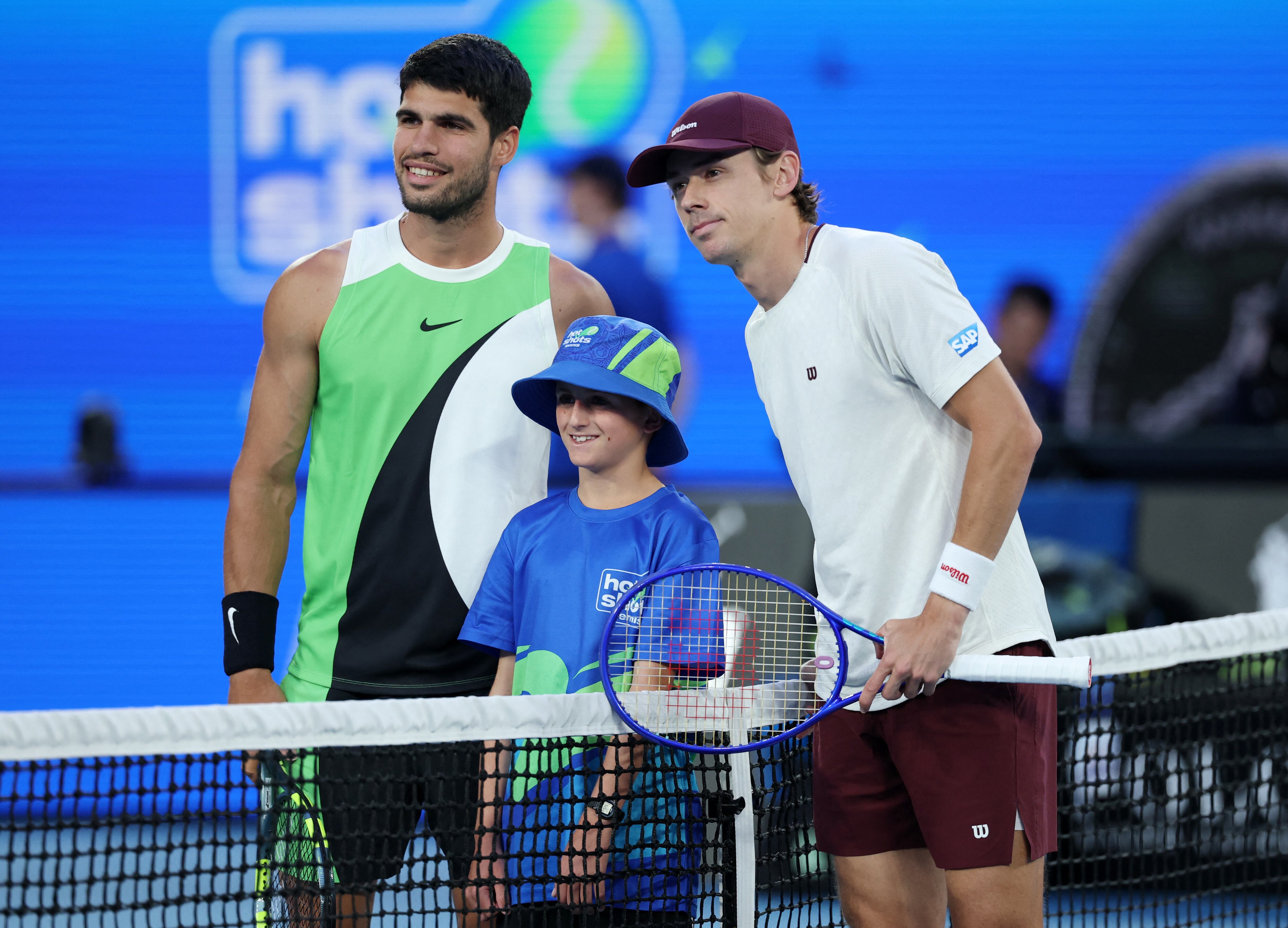 Alcaraz vince il primo servizio all'Australian Open in diretta